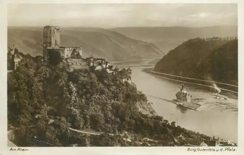 Germany Am Rhein Burg Gutenfels u. d. Pfalz