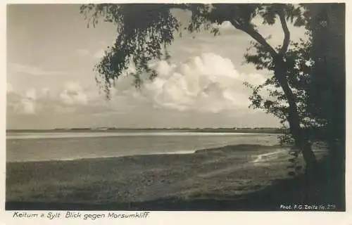 Germany Keitum am Sylt Blick gegen Morsumklif