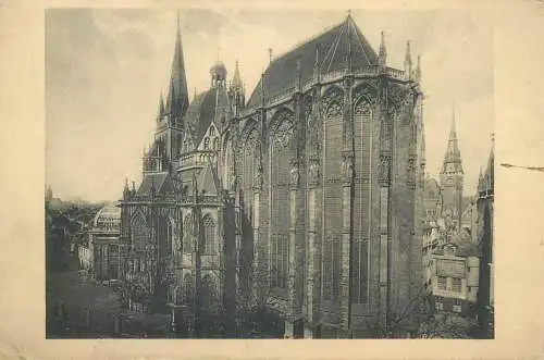 Postcard Germany Aachen Aix la chapelle la cathedrale