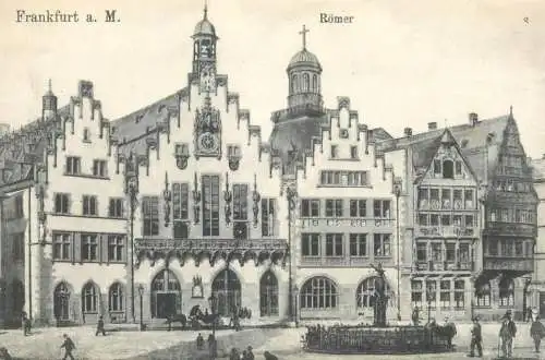 Postcard Germany Frankfurt dom