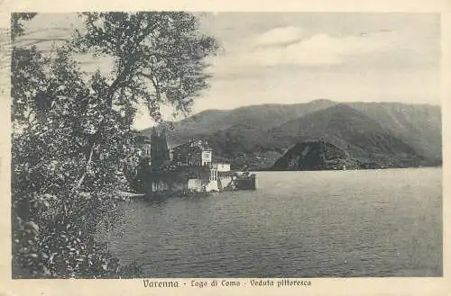 Postcard Italy Varenna lago di Como
