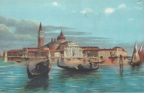 Postcard Italy (Venice) Isola di S. Giorgio
