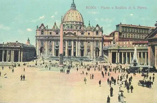 Postcard Italy Roma (Rome) > San Pietro