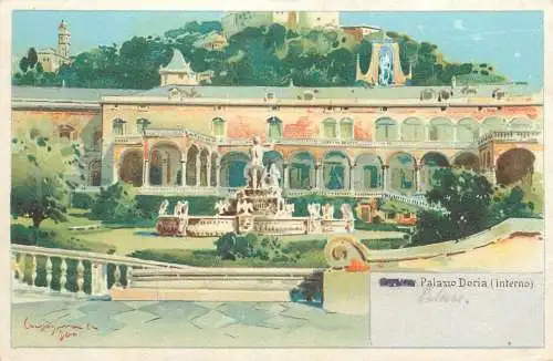 Postcard Italy Milano Palazzo Doria