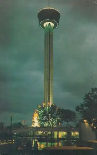 Postcard United States TX - Texas > San Antonio 1969 the tower of the Americas