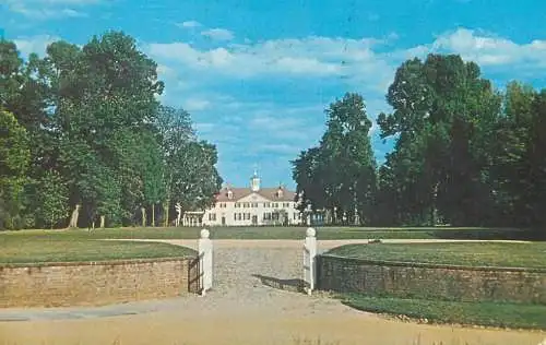 Postcard USA Washington DC west front of Mount Vernon