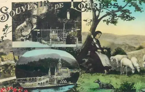 cpsm France Hautes Pyrénées > Lourdes Sainte Bernadette