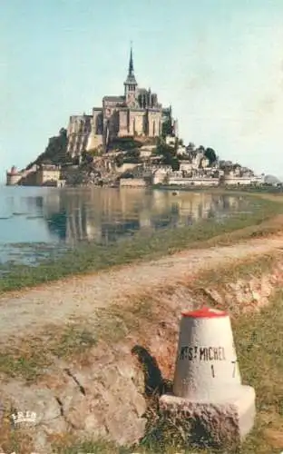 cpsm France Le Mont Saint Michael 1961