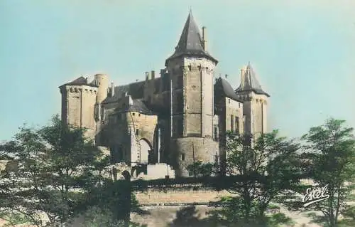 cpsm France Saumur chateau facade sud