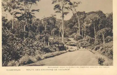 postcard Africa Cameroun Yaounde