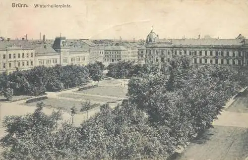 postcard Germany Brunn Winterhollerplatz