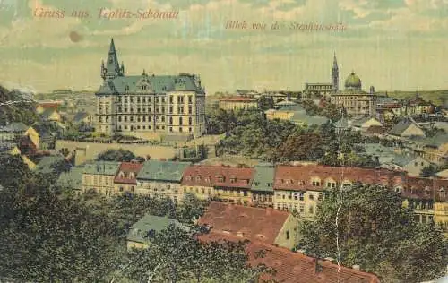 postcard Germany Stephanshohe gruss aus Teplitz Schonau