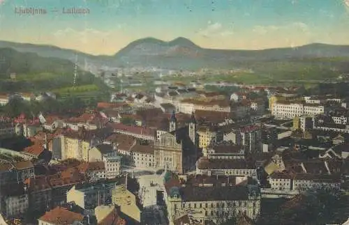 postcard Slovenia Ljubljana