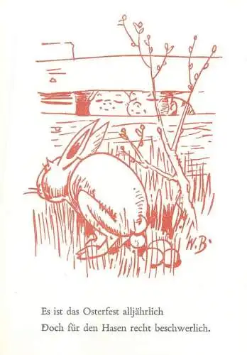 Comic postcard Germany bird with eggs