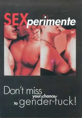 Advertising postcard Germany Experimente gender 2000