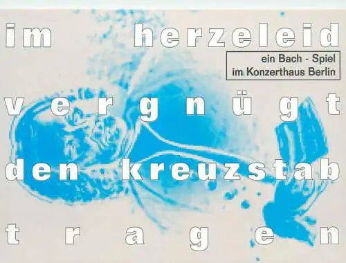 Advertising postcard Germany im Herzeleld vergnugt den Kreuzstab tragen