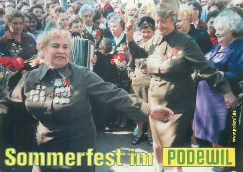Advertising postcard Germany Sommerfest im Podewill