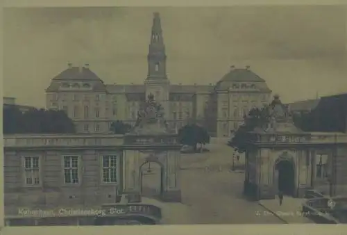 Postcard Denmark Copenhagen Christiansborg slot