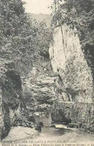 Postcard France De Villard de Lans a pont en Ryans