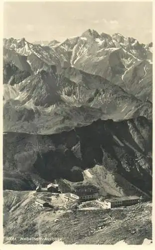 Postcard Germany Nebelhorn Bergstation Oberstdorf