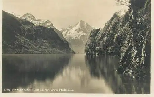 Postcard Switzerland Der Bristenstock vom Rutli aus