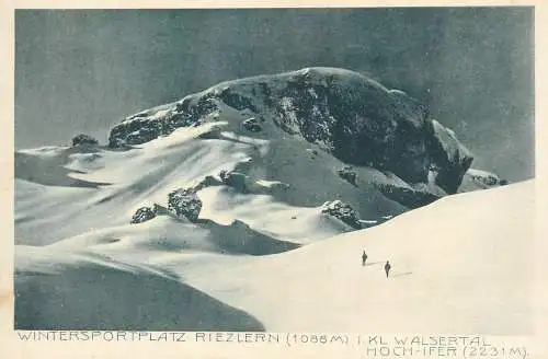 Postcard Austria Riezlern Walsertal Hoch-Ifer
