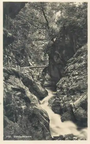 Postcard Germany Starzlacklamm Sonthofen