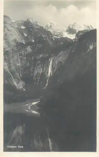 Postcard Germany Tübingen Konigssee Oberer See mit Teufelshorner