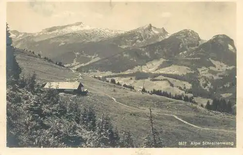 Postcard Germany Oberstdorf Alpe Schrattenwang