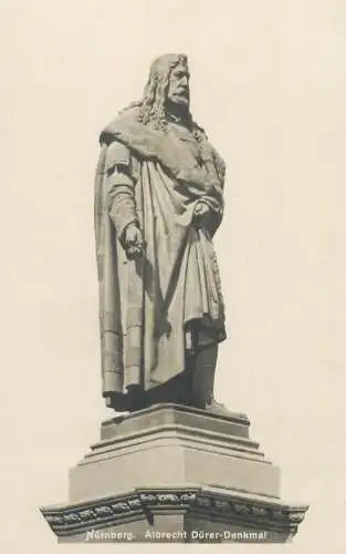 Postcard Germany Nurnberg Albrecht Durer Denkmal