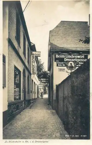 Postcard Germany Zu Rudesheim a Rhein