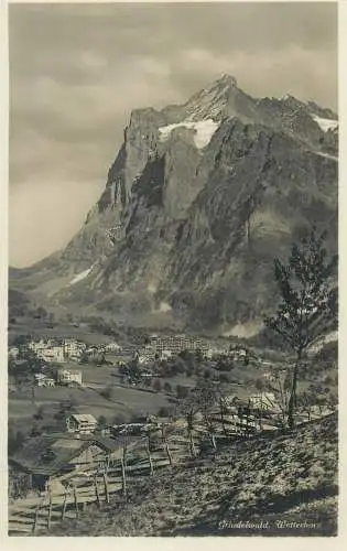 Switzerland Grindelwald Wetterhorn
