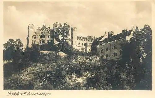 Germany Schloss Hohenschwangau detail view
