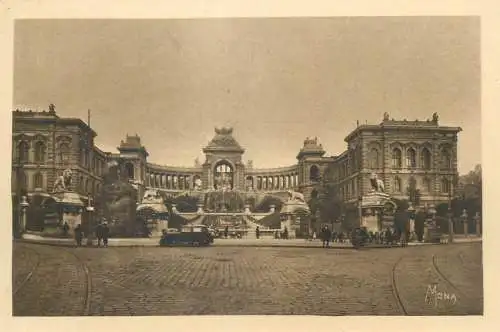 Postcard France Marseille le palais de Longchamps