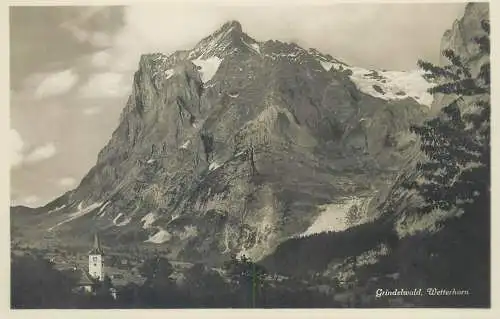 Switzerland Grindelwald Wetterhorn