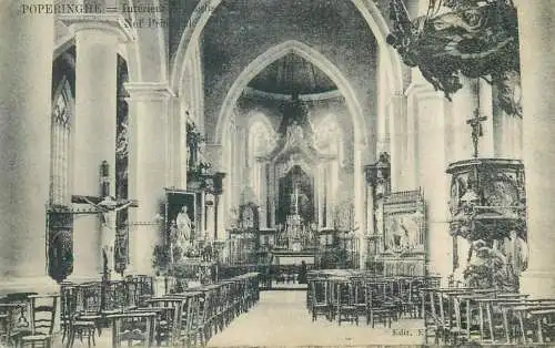 Belgium Poperinge interieur de l'eglise