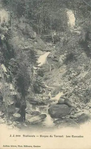 Switzerland Diableerets Gorges du Torrent Les Cascades