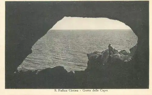 Italy S Felice Circeo Grotta delle Capre