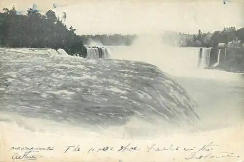 USA Niagara Falls Brink of the American Fall