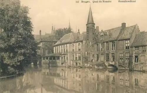 Belgium Brugge Quai du Rosaire