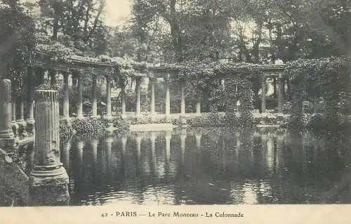 France Paris Le Parc Monceau La Colonnade