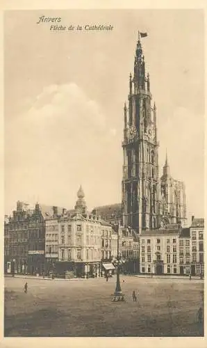 Belgium Anvers la fleche de la cathedrale