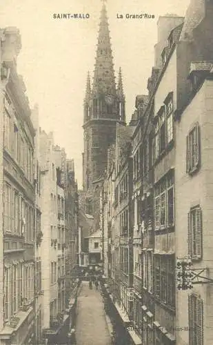 France Saint-Malo La Grand Rue