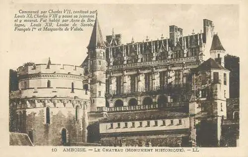 France Amboise Le Chateau monument historique