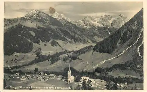 Postcard Germany Mittelberg