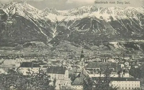 Postcard Austria > Tirol > Innsbruck vom Berg Isel