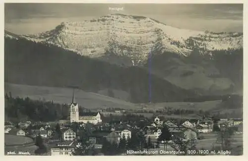 Postcard Austria > Tirol Allgau Hohenlufthurort Oberstaufen