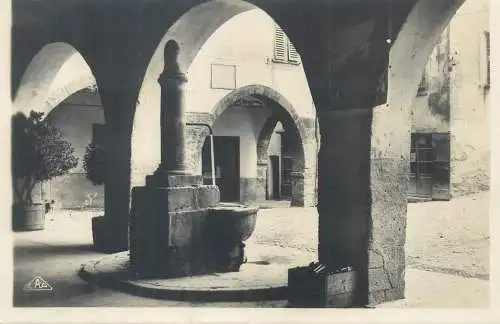 Postcard France Sospel la vieille Fontaine