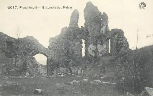 Postcard France Franchimont ensemble des ruines