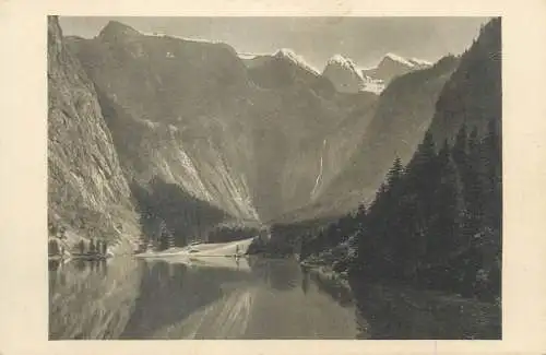 Postcard Germany Lacul König Obersee